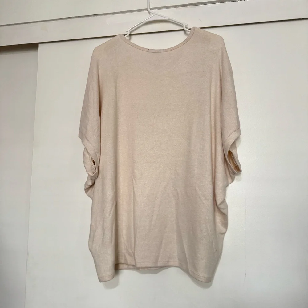 Quince NEW Dolman Brushed Soft Sweater Top Ivory - Picture 6 of 6
